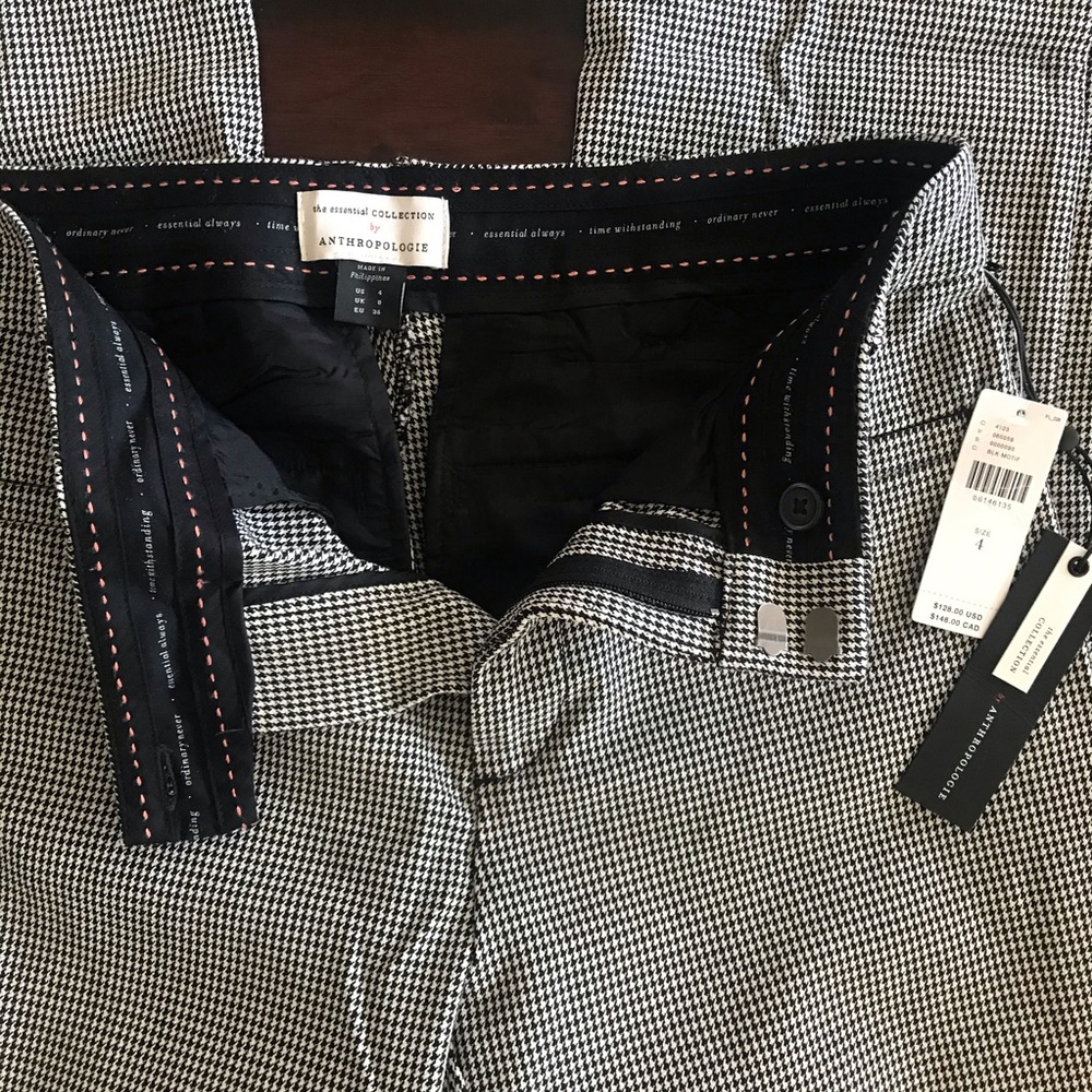 NWT Anthropologie Essential Slim Kick Flare Pants - Picture 7 of 9